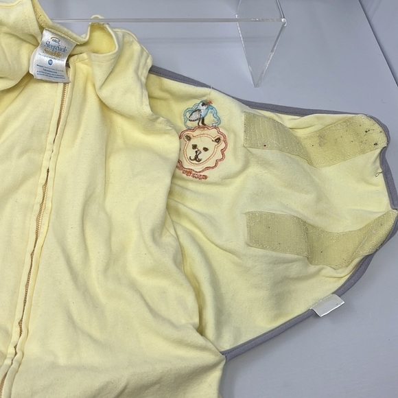 Halo SleepSack Swaddle Newborn Yellow 100% Cotton Wearable Blanket Lion - Picture 6 of 10